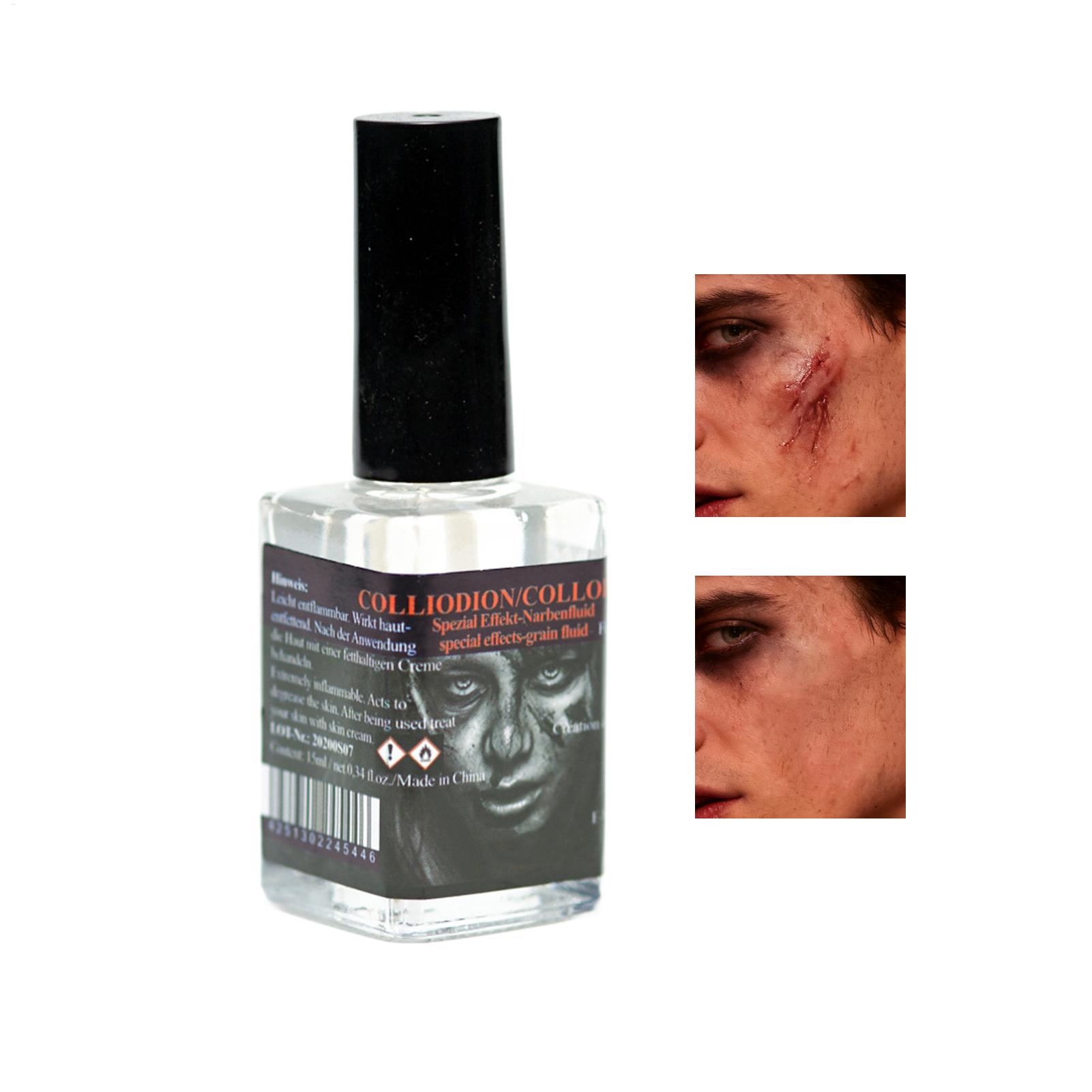Cosplay Prop Paint - 15ml Littekenvloeistof Gezichtsletsel Effecten Verf met