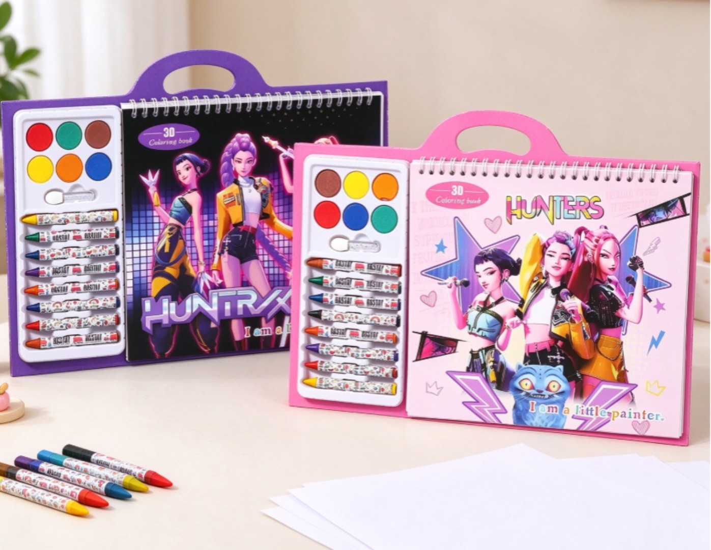 Cosplay Prop Paint - Gloednieuw schattig anime kleurboek, kunstboek, veilig