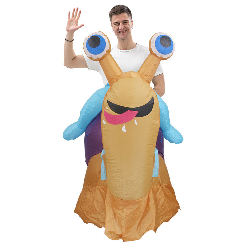 Cosplay Prop - Opblaasbare slakkenkostuums voor attractieparken, opblaasbare kleding