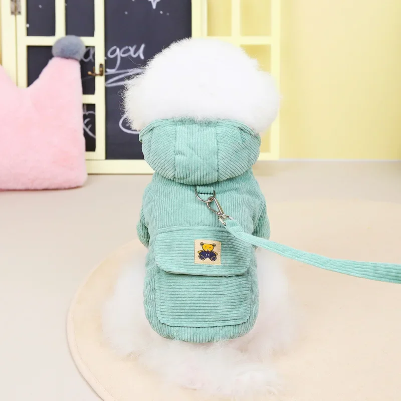 Corduroy hondenjas met riem D- - D Ring Strap recensie en prijs