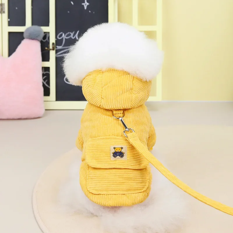 Corduroy hondenjas met riem D- - D Ring Strap recensie en prijs