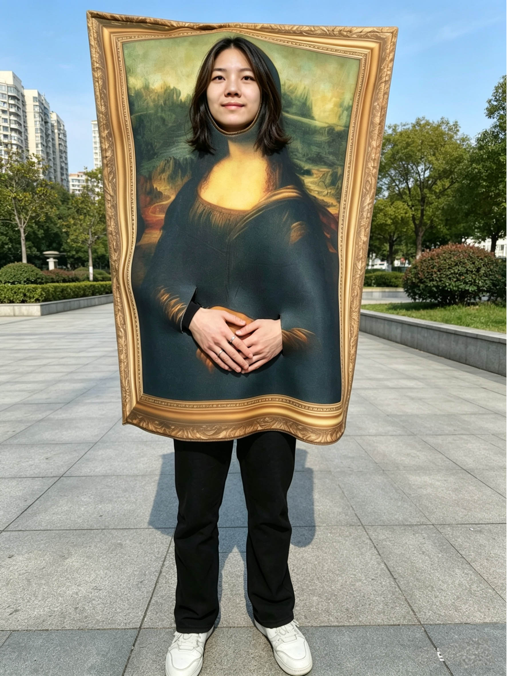 Halloween Mona Lisa Smile Cosp - Cosplay Prop Paint recensie en prijs