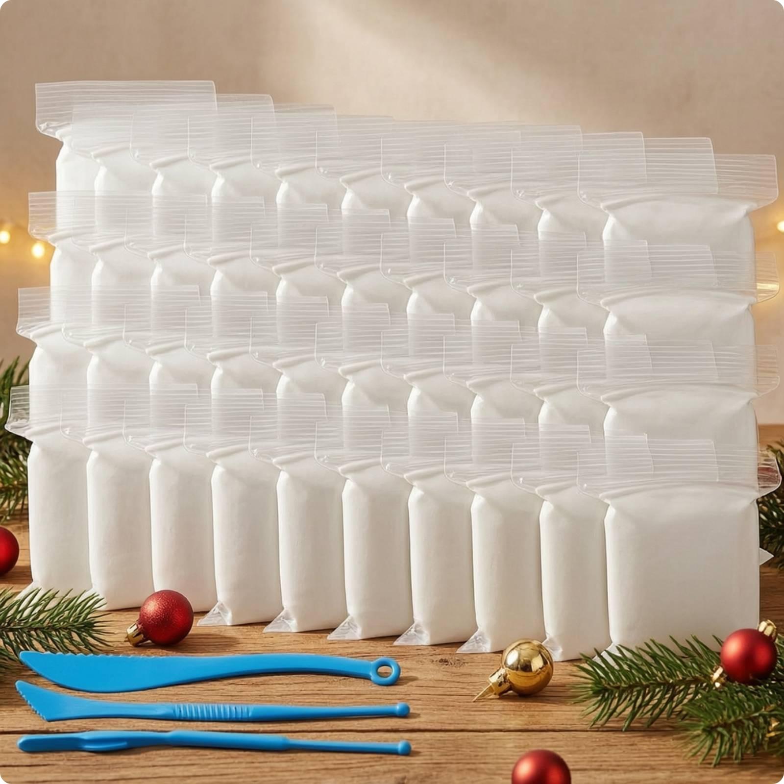50 stuks witte schuimmodelleri - Foam Clay Sculpt recensie en prijs