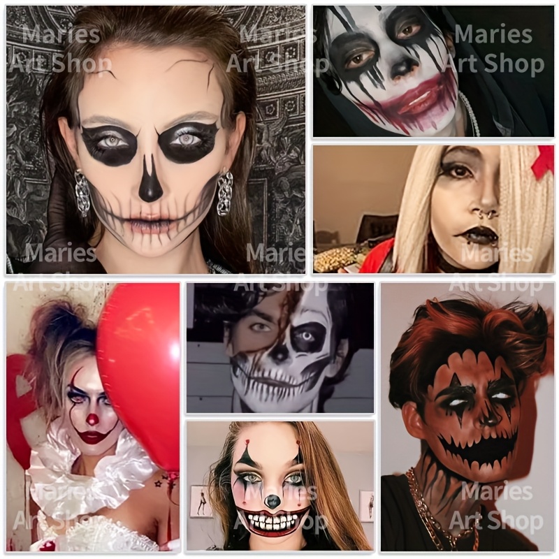 5 stuks zwart en clown wit 30g - Cosplay Prop Paint recensie en prijs