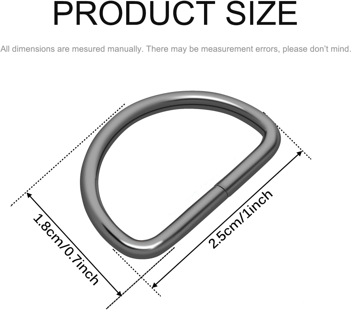 30/60/100 stuks D-vormige ring - D Ring Strap recensie en prijs