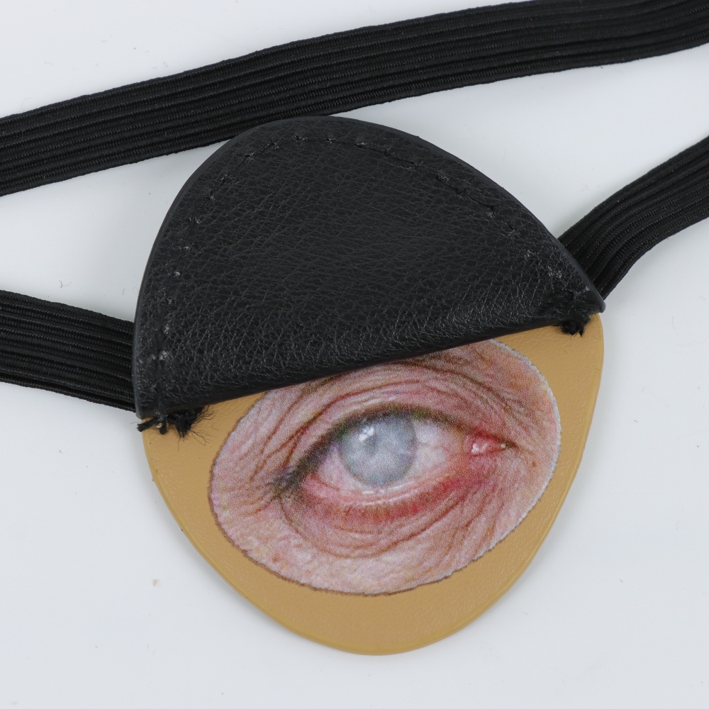 Zwarte piraten-ooglap van kuns - Cosplay Prop recensie en prijs